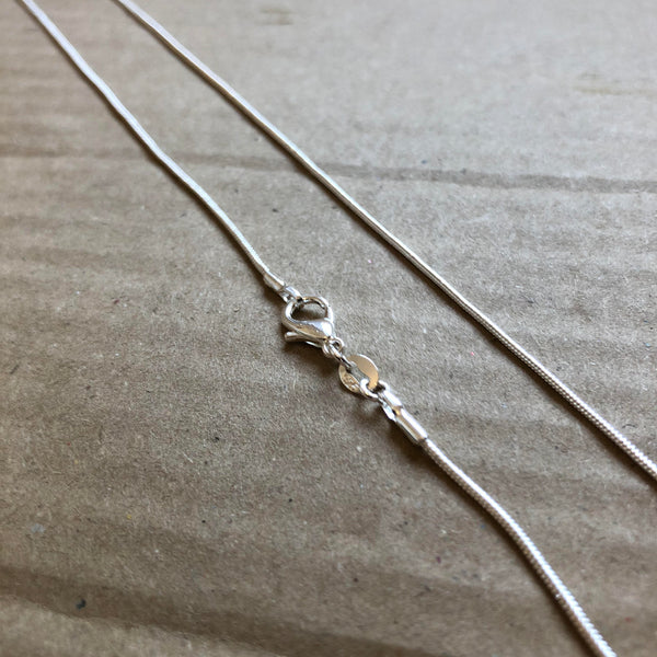 1mm 925 Sterling Silver Snake Chain