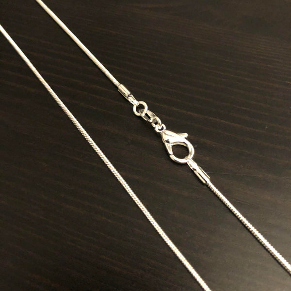 1mm 925 Sterling Silver Snake Chain