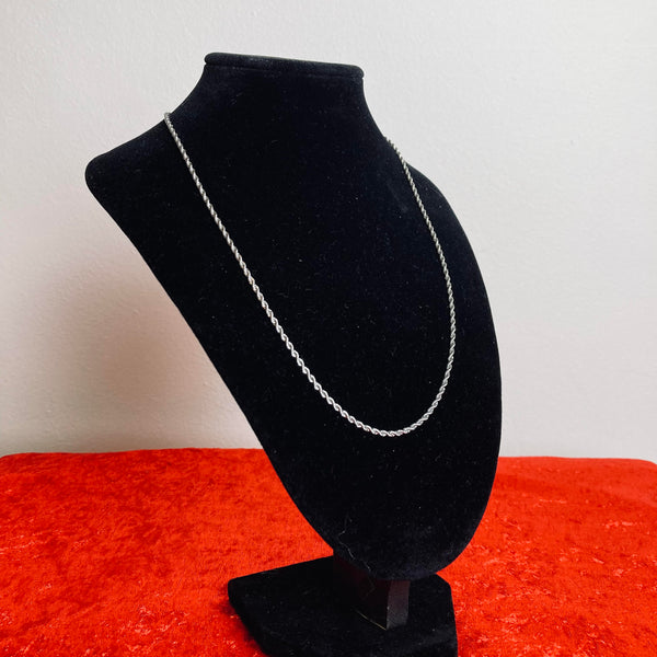 2mm Silver Rope Chain - Stainless Steel