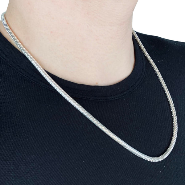 4mm 925 Sterling Silver Snake Chain