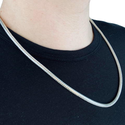 4mm 925 Sterling Silver Snake Chain