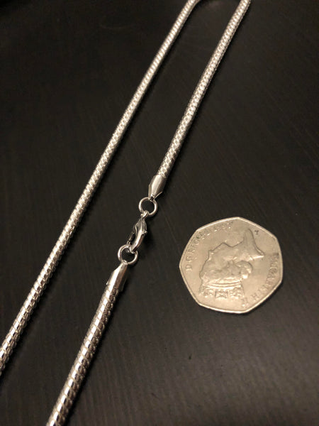 4mm 925 Sterling Silver Snake Chain