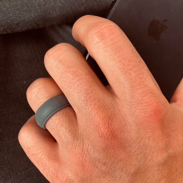 Silicone Ring - Dark Grey