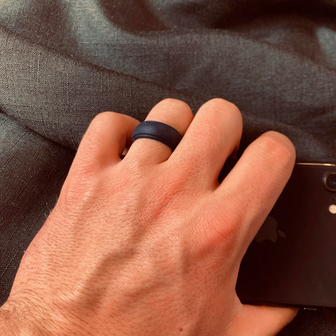 Silicone Ring - Navy