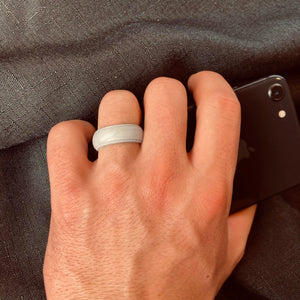 Silicone Ring - Silver