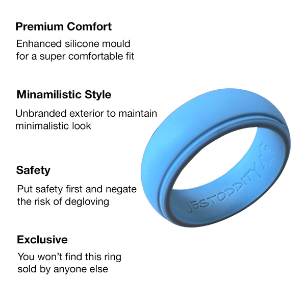 Silicone Ring - Dark Grey